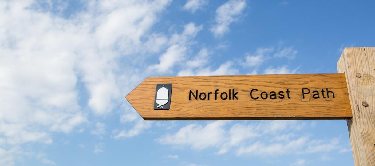Norfolk Coast Path Sign